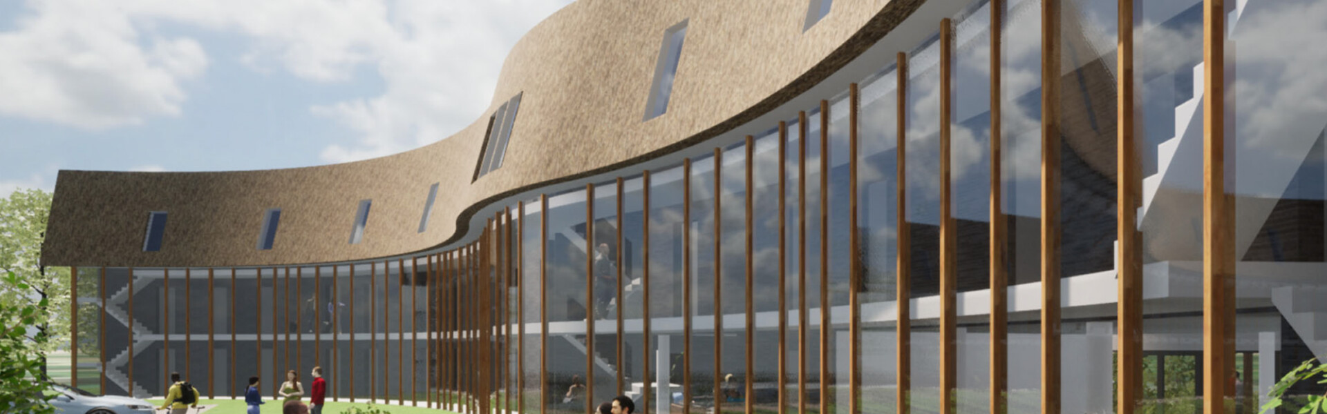 Erste Rammung von Hotel Riet